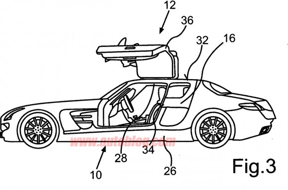 Mercedes registra una curiosa patente