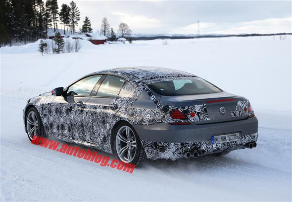 BMW M6 Gran Coupe, cazado en la nieve