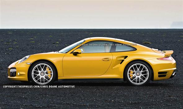 Porsche 911 Turbo, ilustraciones