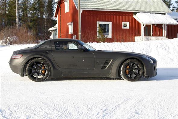 Mercedes SLS AMG Black Series, cazado