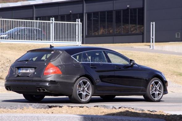 Mercedes CLS 63 AMG Shooting Brake, fotos espía