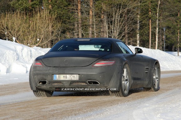 Mercedes SLS AMG Black Series, nuevas fotos espía