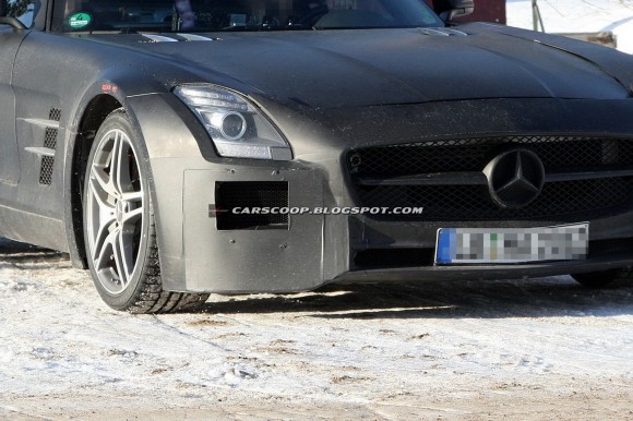Mercedes SLS AMG Black Series, nuevas fotos espía