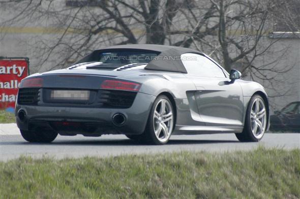 2013 Audi R8 Spyder, fotos espía