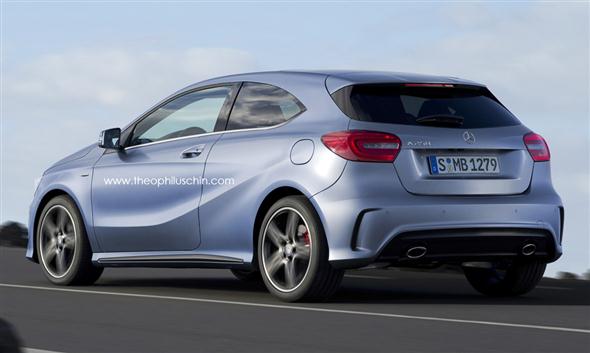 Mercedes Clase A hatchback, ilustraciones