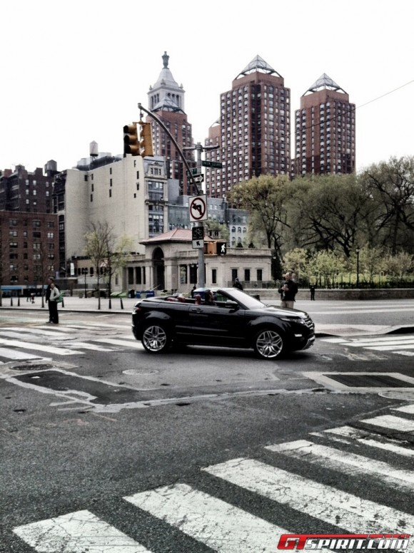 Range Rover Evoque Convertible se pasea por Nueva York