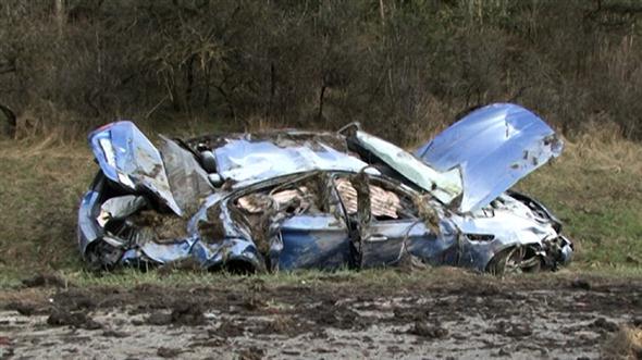 Terrible accidente de un BMW M5 F10 en la Autobahn