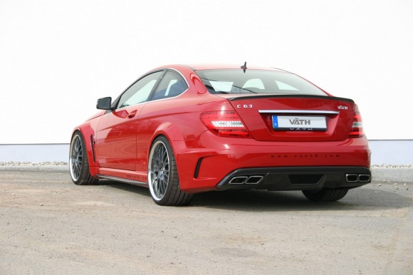 Väth nos muestra un Mercedes C63 AMG Coupe Black Series de 750 caballos