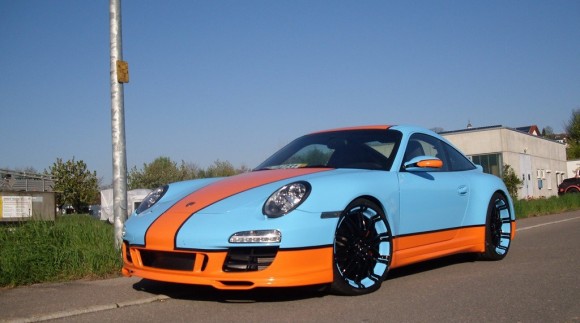 Porsche 911 vestido de Gulf