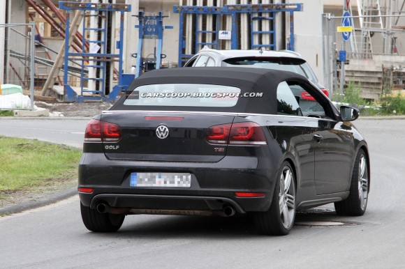 Fotos espía: Volkswagen Golf R Cabrio