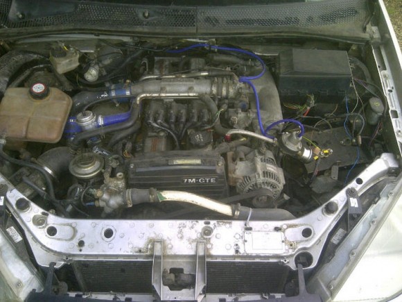 Ford Focus con el motor del Supra MK3 Turbo