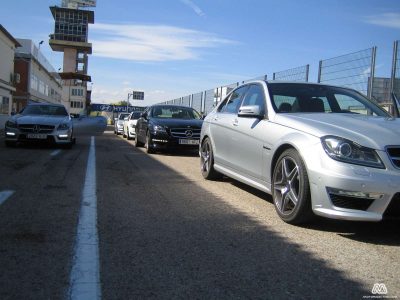 Curso de conducción deportiva Mercedes AMG en el circuito de Jarama