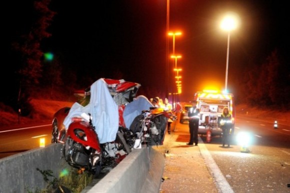 Accidente de un Ferrari F430 en Spa Francorchamps