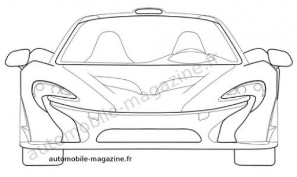 Aparecen las fotos de la patente del McLaren P1