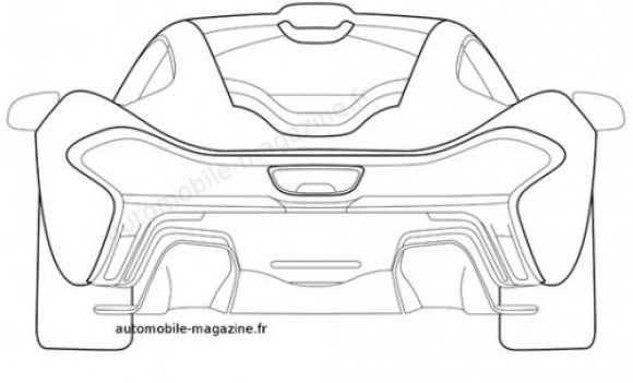 Aparecen las fotos de la patente del McLaren P1