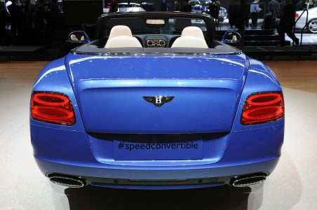 Detroit 2013: Bentley Continental GT Speed Convertible