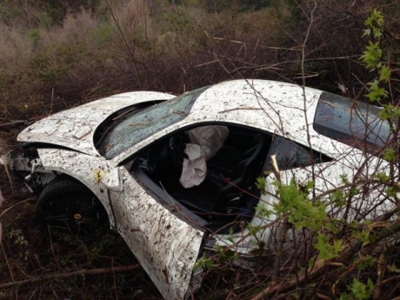 Underground Racing Ferrari 458 Italia destruido