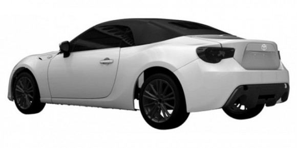 Toyota GT86 cabrio, filtradas las imágenes de su patente