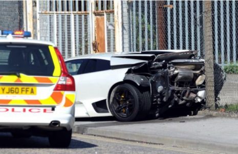 Accidente: Lamborghini Murciélago LP640 en Inglaterra