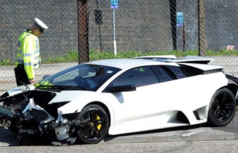 Accidente: Lamborghini Murciélago LP640 en Inglaterra