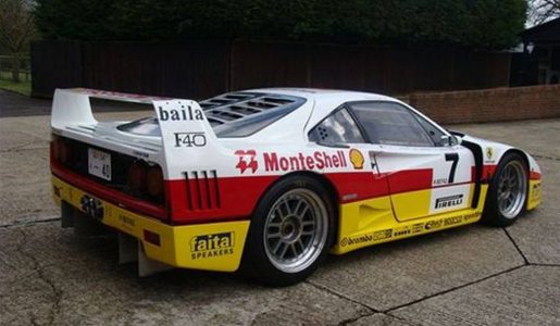 Ferrari F40 GT Racer de Michelotto a la venta