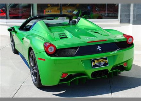 Ferrari 458 Spider Verde-Kers-Lucido a la venta