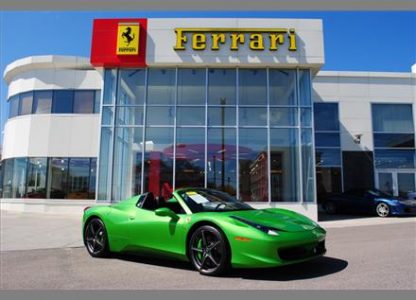 Ferrari 458 Spider Verde-Kers-Lucido a la venta