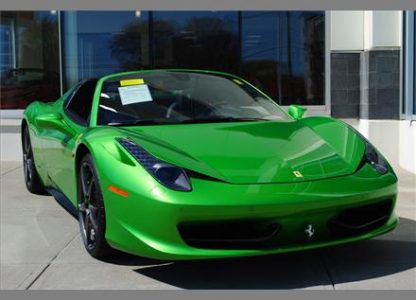 Ferrari 458 Spider Verde-Kers-Lucido a la venta