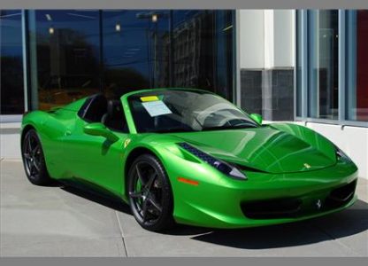 Ferrari 458 Spider Verde-Kers-Lucido a la venta