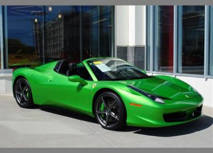 Ferrari 458 Spider Verde-Kers-Lucido a la venta