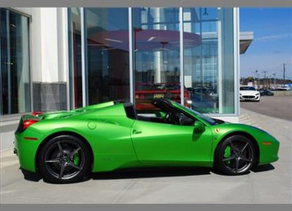 Ferrari 458 Spider Verde-Kers-Lucido a la venta