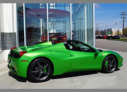 Ferrari 458 Spider Verde-Kers-Lucido a la venta