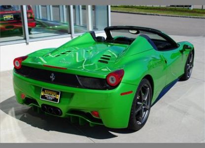 Ferrari 458 Spider Verde-Kers-Lucido a la venta