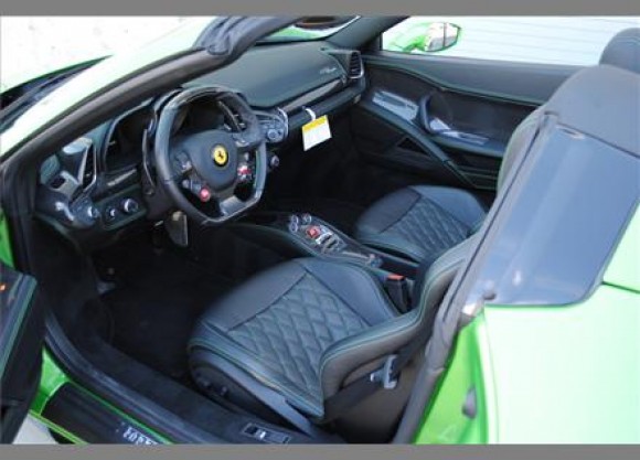 Ferrari 458 Spider Verde-Kers-Lucido a la venta