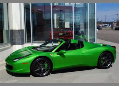 Ferrari 458 Spider Verde-Kers-Lucido a la venta