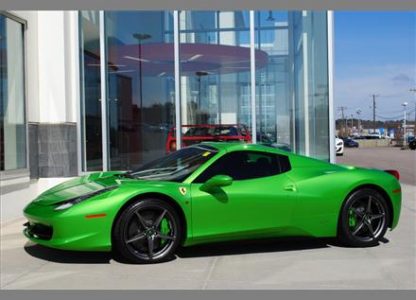 Ferrari 458 Spider Verde-Kers-Lucido a la venta