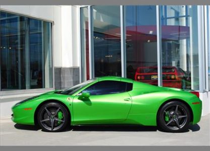 Ferrari 458 Spider Verde-Kers-Lucido a la venta