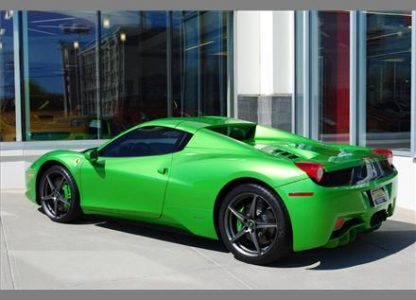 Ferrari 458 Spider Verde-Kers-Lucido a la venta