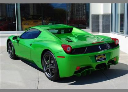 Ferrari 458 Spider Verde-Kers-Lucido a la venta