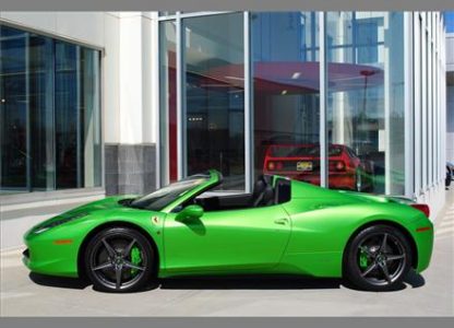 Ferrari 458 Spider Verde-Kers-Lucido a la venta