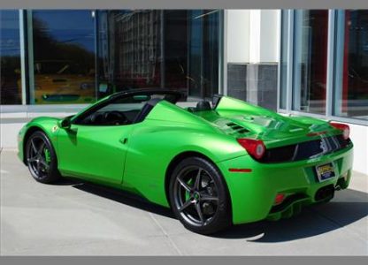 Ferrari 458 Spider Verde-Kers-Lucido a la venta