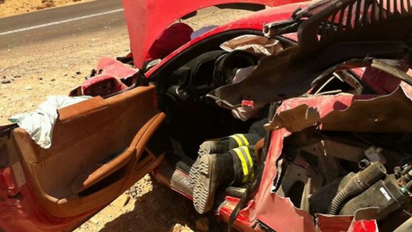 Destroza un Ferrari 458 Italia tras intentar utilizarlo como todoterreno