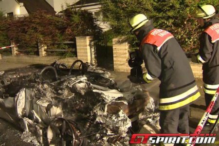 Arde un Ferrari 360 Spider en Hamburgo