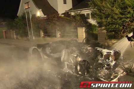 Arde un Ferrari 360 Spider en Hamburgo