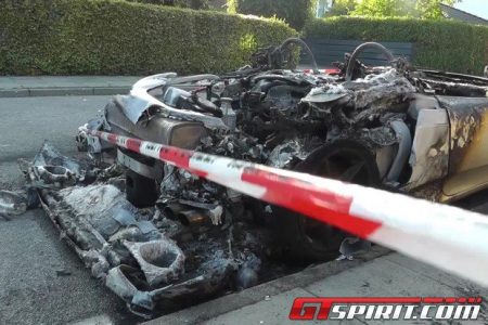 Arde un Ferrari 360 Spider en Hamburgo