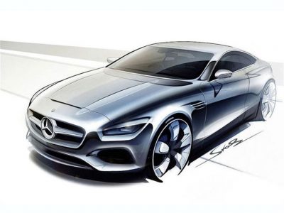 Mercedes Clase S Coupé, bocetos oficiales