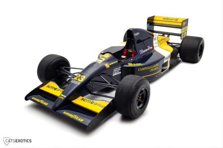 A la venta un extraño Lamborghini Minardi de F1