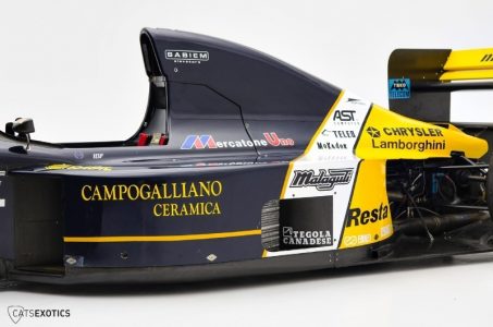 A la venta un extraño Lamborghini Minardi de F1