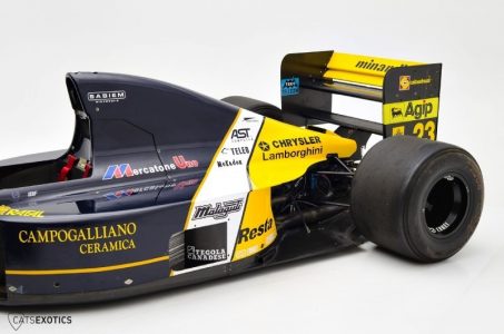 A la venta un extraño Lamborghini Minardi de F1