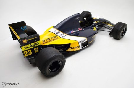 A la venta un extraño Lamborghini Minardi de F1